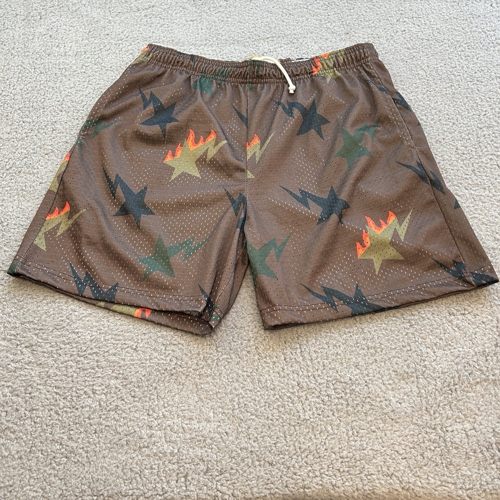 Street‎ Market Supply  Shorts Men Large Bapesta Basketball Mesh Hype Streetwear